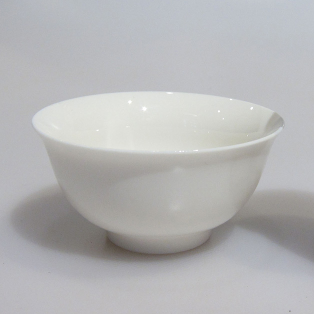 中国茶器【特大広口白磁品茗杯（25ml）1個】