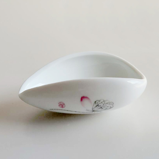 中国茶器【花びら茶荷(蓮花)１個】