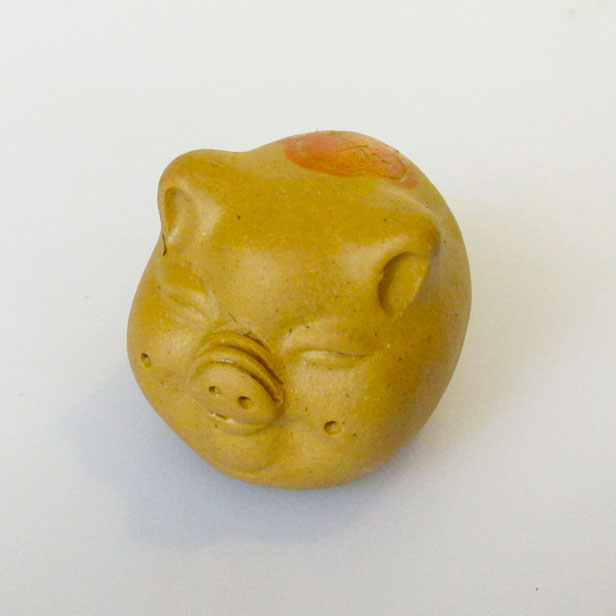 茶盤マスコット【茶盤マスコットミニ豚（嘉）１個】