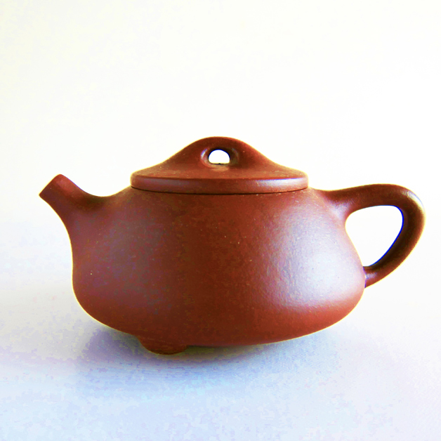 中国茶器【大きな宜興石瓢壺200ml  １客】