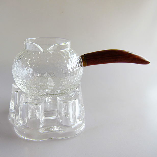 中国茶器【【耐熱ガラスサーバー・ウォーマーＢセット 燃料20個付き 】